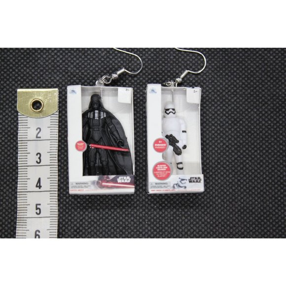 Mini Brands / Darth Vader and Storm Trooper earrings - Picture 4 of 8